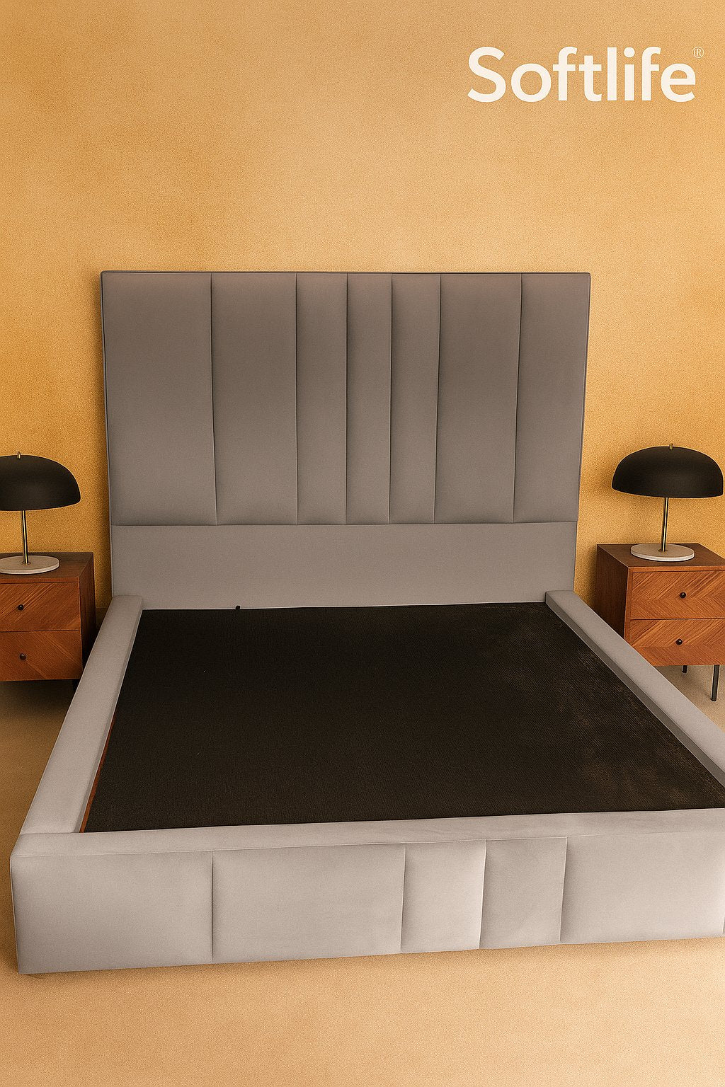 Softlife Sleigh Bed with Mattress – Luxury Comfort & Timeless Design